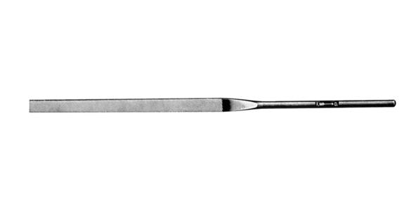 Präzisions-Nadelfeile flachstumpf Länge 140 mm Hieb 1