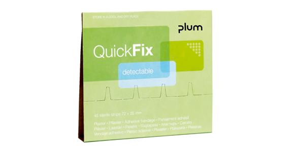 Nachfüllset QuickFix DETECTABLE inkl. 6 Pack à 45 Pflaster zu Nr. 1068406 301