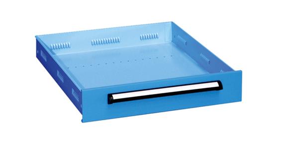 Schublade für Leergehäuse (Kat.-Nr. 82335) Fronthöhe 180 mm RAL 5012 lichtblau