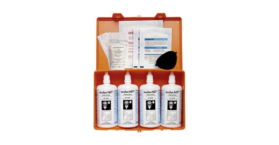 Augen-Sofortspülung oculav NIT® Box Sterillösung 4x250 ml