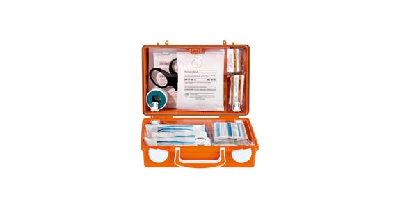 Erste-Hilfe-Koffer Quick CD orange Füllung nach DIN 13157 260x170x110 mm