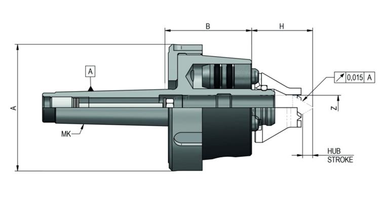 Stirnseitenmitnehmer CoAE, Grundkörper, MK4