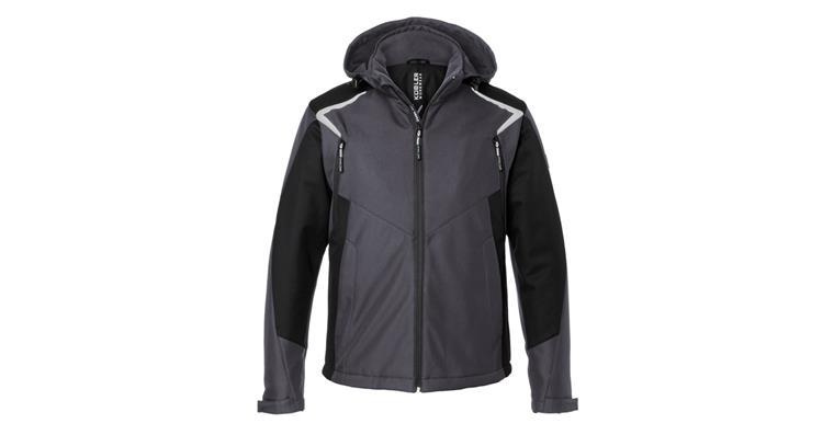 Jacket softshell winter BODYFORCE anthracite/black size 2XL