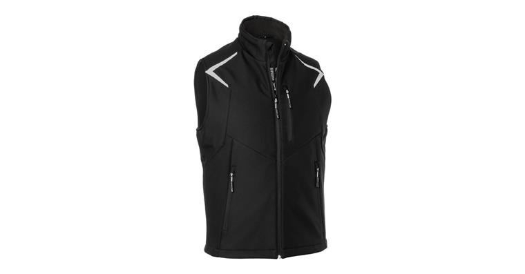 Softshell vest BODYFORCE black size S