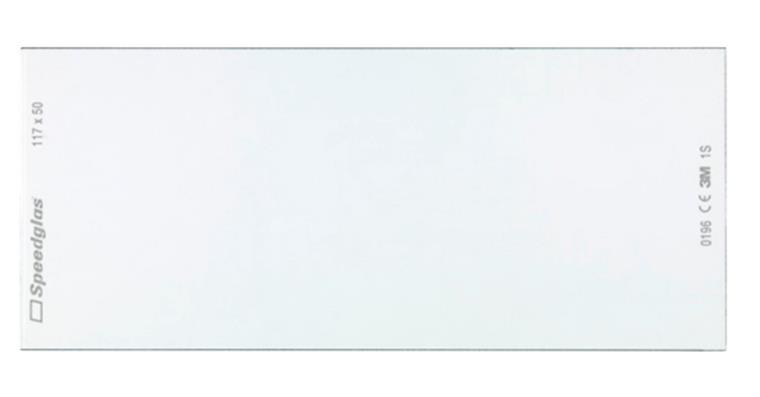 Innere Vorsatzscheibe 50x117mm für Speedglas™-Schweißmasken 9100V VE=5 Stück