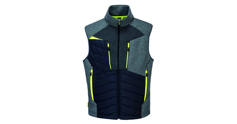 Quilted vest DX4 metal grey size 2XL