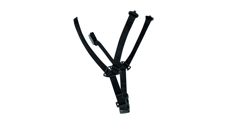4-point chin strap EVO® Linesman for JSP® EVO® hard hats black