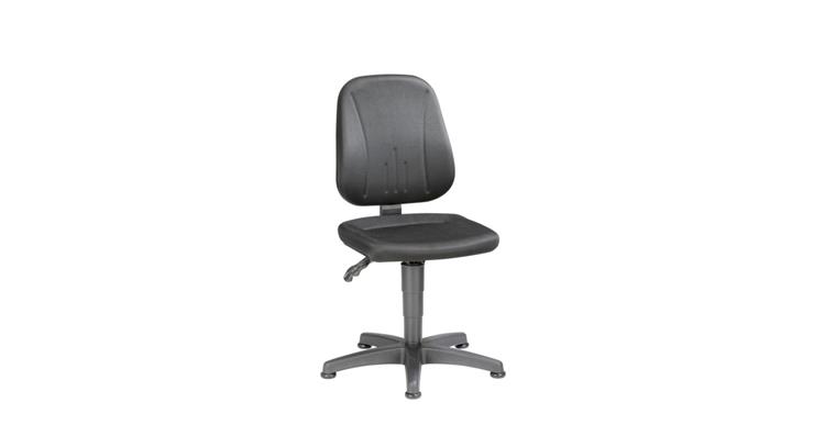 Work swivel chair Unitec with glide runners seat height 440-620 mm fabric