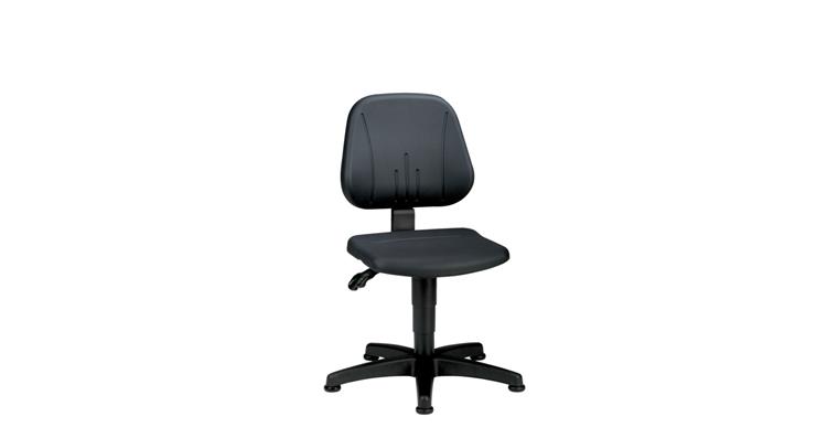 Work swivel chair Unitec with glide runner seat height 440-620 mm integral foam