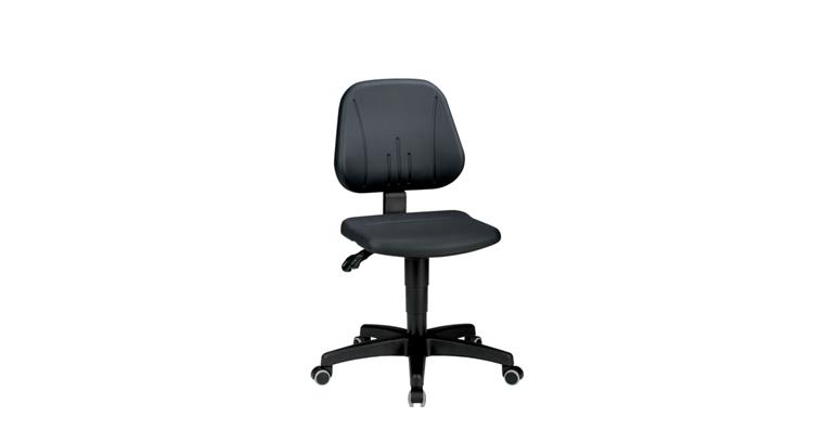 Work swivel chair Unitec with castors seat height 440-620 mm integral foam