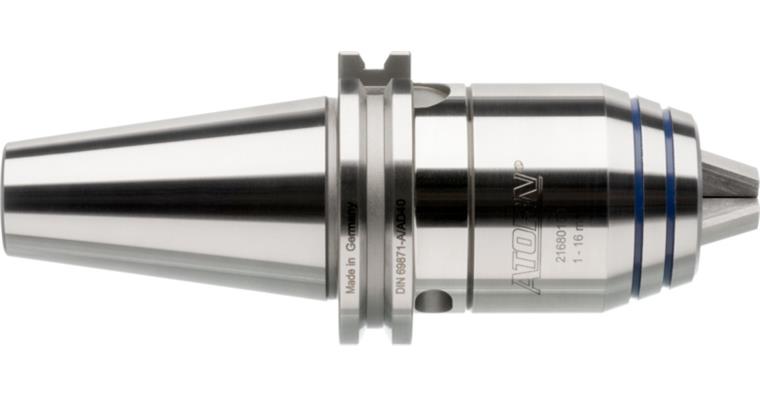 ATORN NC short drill chuck SK40 (ISO 7388-1) 1-16 mm shape AD, with IC