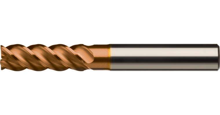 ATORN Vollhartmetall-Schaftfräser Z4 lang HA, 16,0x48x58x108 mm, beschichtet