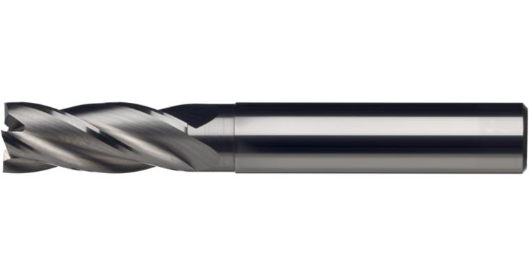 ATORN Vollhartmetall-Schaftfräser 4 Schneiden 10,0 mm Schaft DIN 6535HA MF