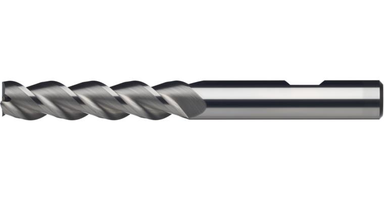 ATORN Vollhartmetall-Bohrnutenfräser Z3 lang 5,00 mm Schaft DIN 6535 HB