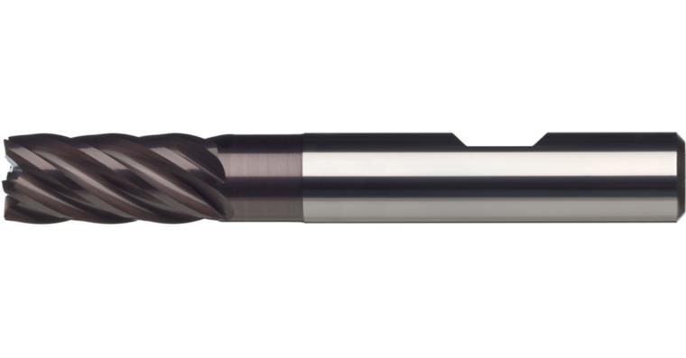 ATORN Vollhartmetall-Schaftfräser TiNAlOx Z=6 10,0x22x72 mm Schaft DIN 6535 HB