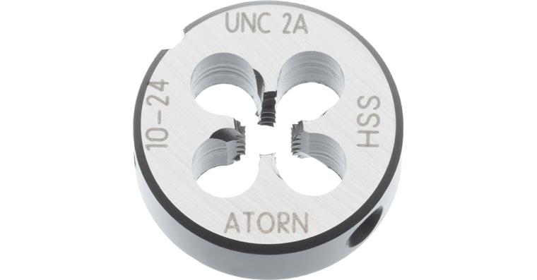 ATORN die HSS EN 22568 UNC 9/16 in tolerance 2A outer diameter 38 mm