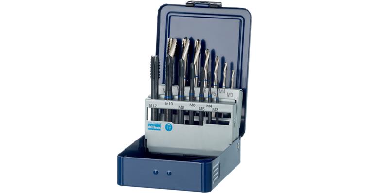 ATORN M3-M12 screw tap set + core hole drill bits M3-M12 TH/BH 2.5xD 40° P