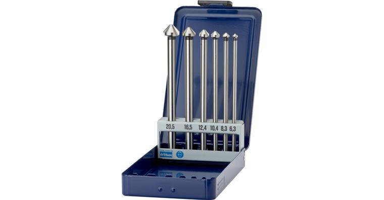 1012282250 ATORN countersink set, 90°, HSS, extra long 6.3/8.3/10.4/12.4/16.5/20.5 mm