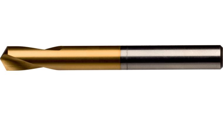 ATORN NC spotting drill HSSE TiN 120°, 16.0 mm x 115 mm HA
