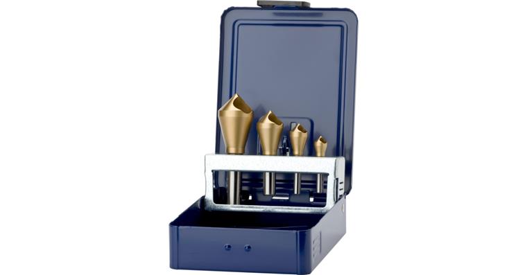 ATORN countersink set, 90°, HSSE-TiN, T=1, 2.0-20.0 mm