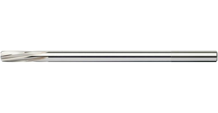 ATORN Reibahle lang HSSE Z=6 B 10 Grad 5,0 mm H7 x 200 mm x 30 mm HA DIN 212