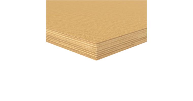 Worktop beech Multiplex W1,500 x D750 x H38 mm