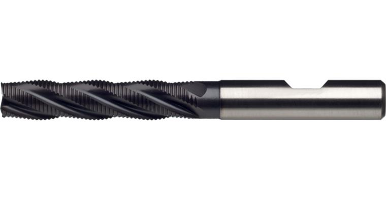 ATORN end mill PM TiAlN, teeth = 4, 6.0 mm, type HR, DIN 1835B long shank