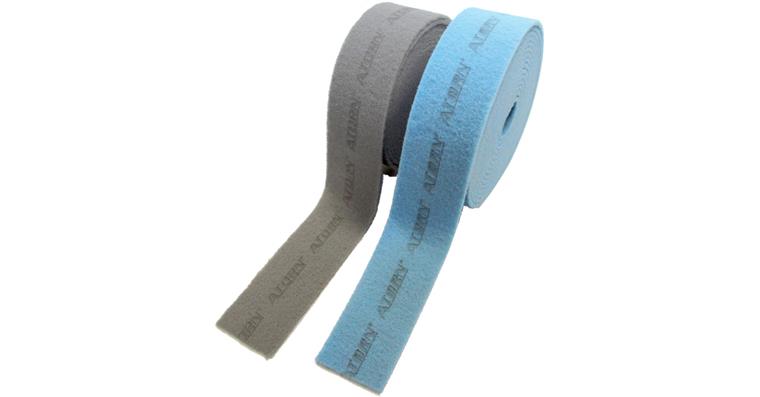 Abraflex non-wov. abr. roll, 115 mm x 10 m long, gr. size S-1,200, fine, grey