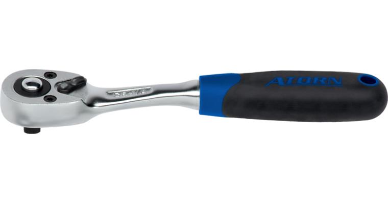 1051126201 ATORN Hebel-Umschaltknarre 1/4 Zoll 150 mm, 2-Komponenten-Handgriff