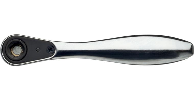 ATORN 1/4 inch bit ratchet, finely toothed with reversing lever