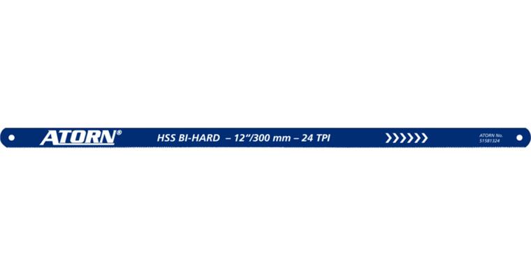 ATORN hacksaw blades, 32 teeth, 300x13x0.65mm, HSS bi-metal