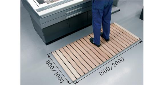ATORN Sicherheits-Holzlaufrost 1500 x 800 mm 2-seitig
