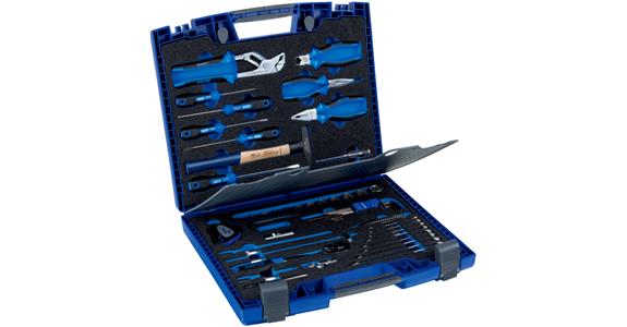 ATORN Werkzeugkoffer bestückt mit 50 Werkzeugen in Schaumeinlage