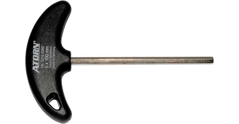 ATORN hexagon screwdriver 2 x 100 mm, with T-handle