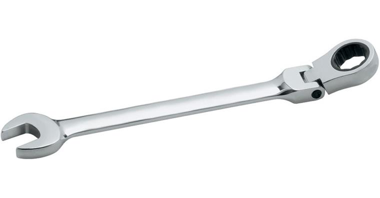 ATORN Knarren-Ringmaulschlüssel 8 mm mit beweglichem Gelenk