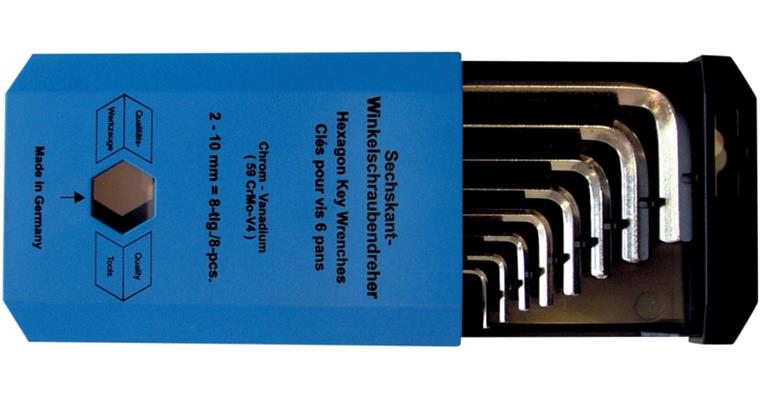 ATORN hexagon screwdriver set, 8 pieces, 2–10 mm, in box
