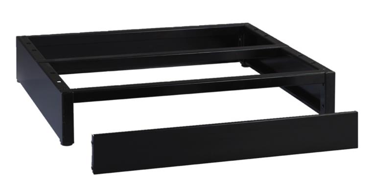 Fork-lift-compatible base PWD H130mm RAL9005