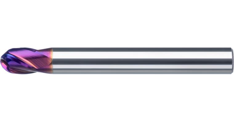 ATORN SC ball nose end mill 6x7x65 mm T=4 HA RockTec PRO - coated