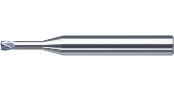 VHM Mini-Torusfräser Freistellungsdurchmesser 0.95 mm Freistellungslänge 12 mm