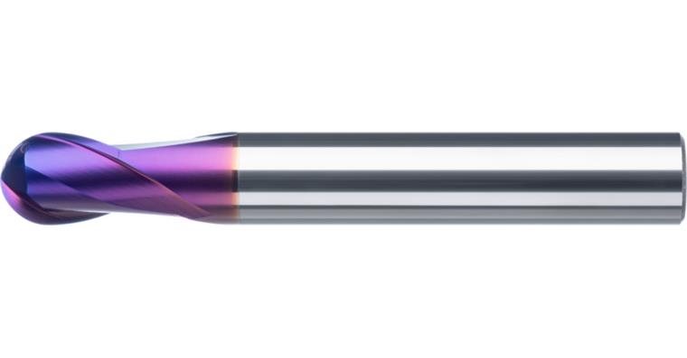 ATORN SC radius cutter short TiAlSiN 2x2.5x57 mm clearance 1.95x4.5 mm
