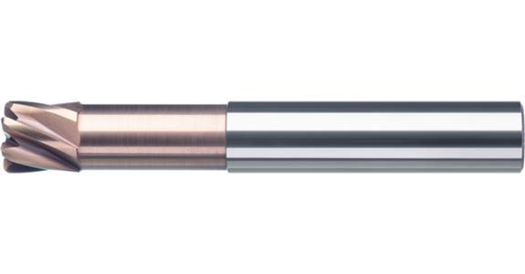 VHM HSC-Torusfräser Freistellungsdurchmesser 7.4 mm fz Hart 52 HRC 0.37 mm