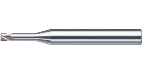 VHM Mini-Torusfräser Freistellungsdurchmesser 1.45 mm Freistellungslänge 6 mm