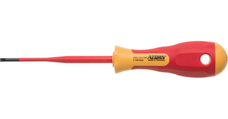 ATORN slim VDE slotted screwdriver 3.5 mm