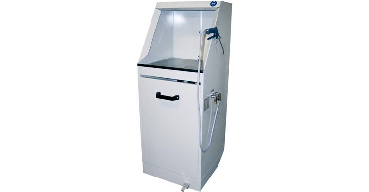 Air-Cleaning-Station 1300 x 500 x 850 mm RAL 7035