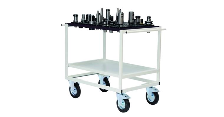 CNC trolley, 1 lvl, empty, 950X665X950mm