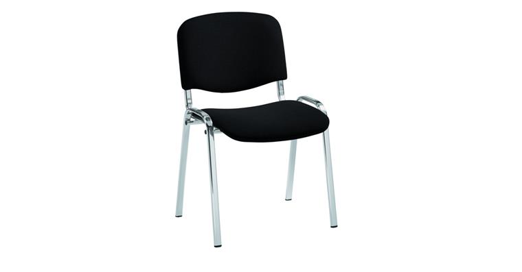1082348102 Besucherstuhl Basic Stoff schwarz