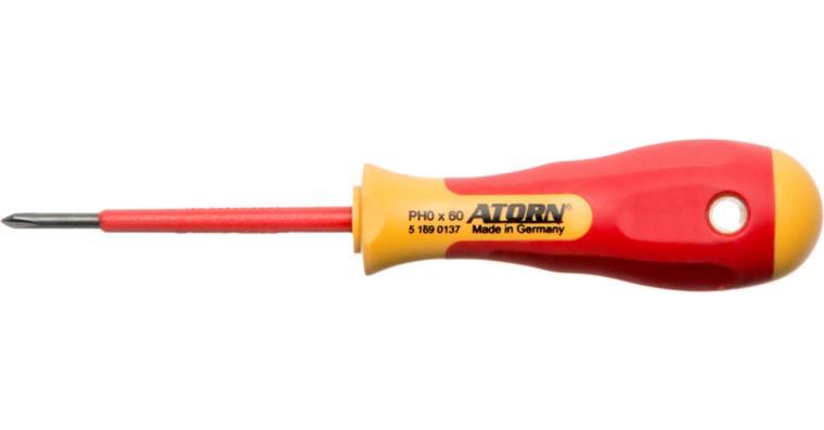 ATORN VDE cross-head screwdriver PH 0 x 60 mm
