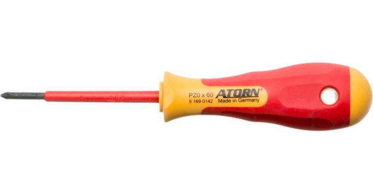 ATORN VDE cross-head screwdriver PZ 0 x 60 mm