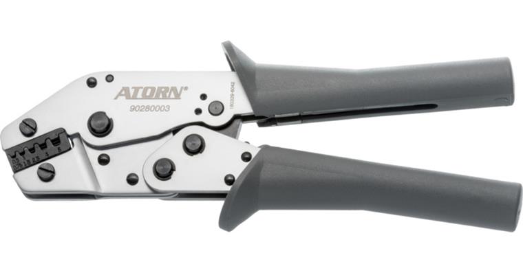 ATORN crimping pliers for wire end ferrules, 0.25–6.0 mm²