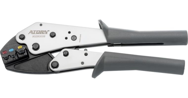 ATORN crimping pliers for cable lugs, 1.0–6.0 mm²